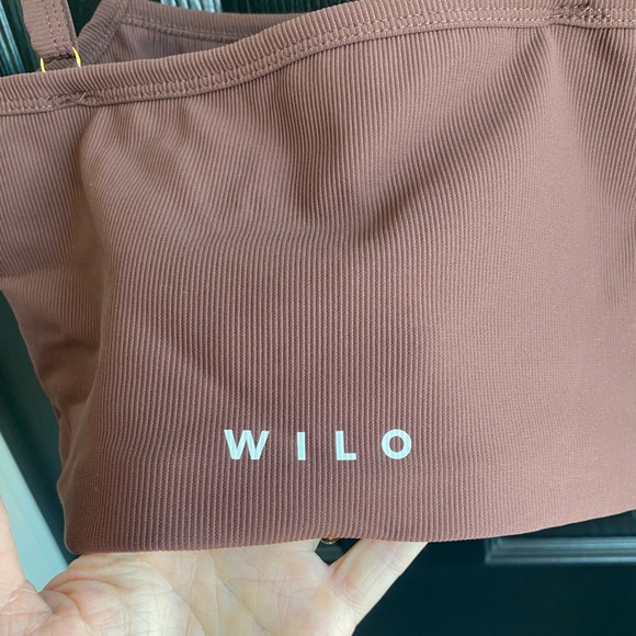 Wilo ribbed padded crop cami-Size S - Picture 3 of 6